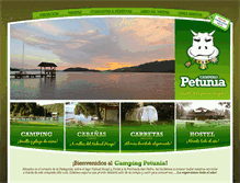 Tablet Screenshot of campingpetunia.com